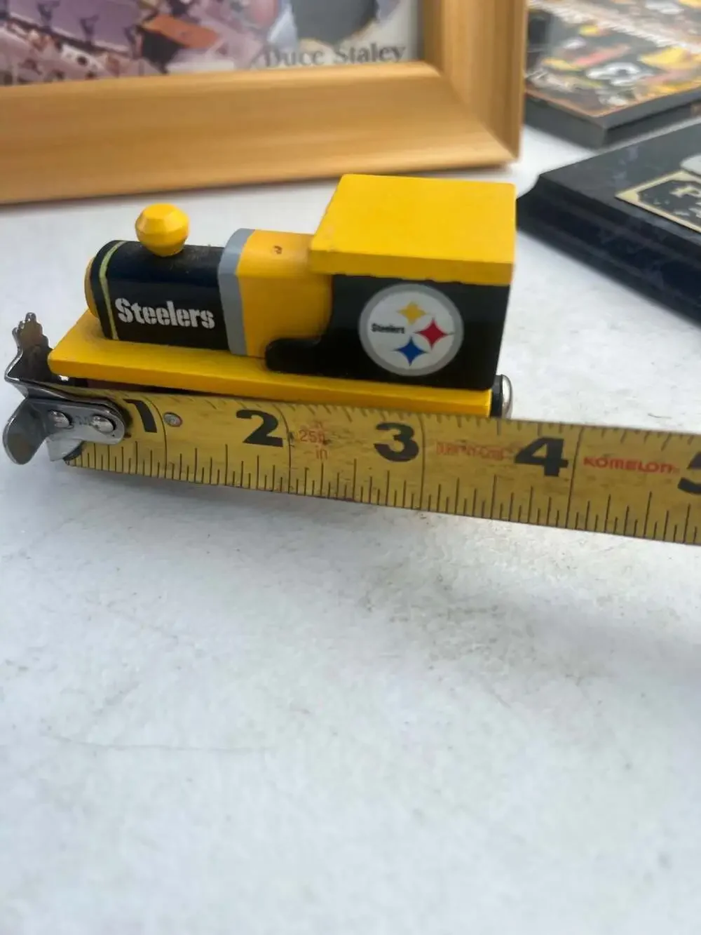 MasterPieces NFL Pittsburgh Steelers Wooden Toy Train Engine